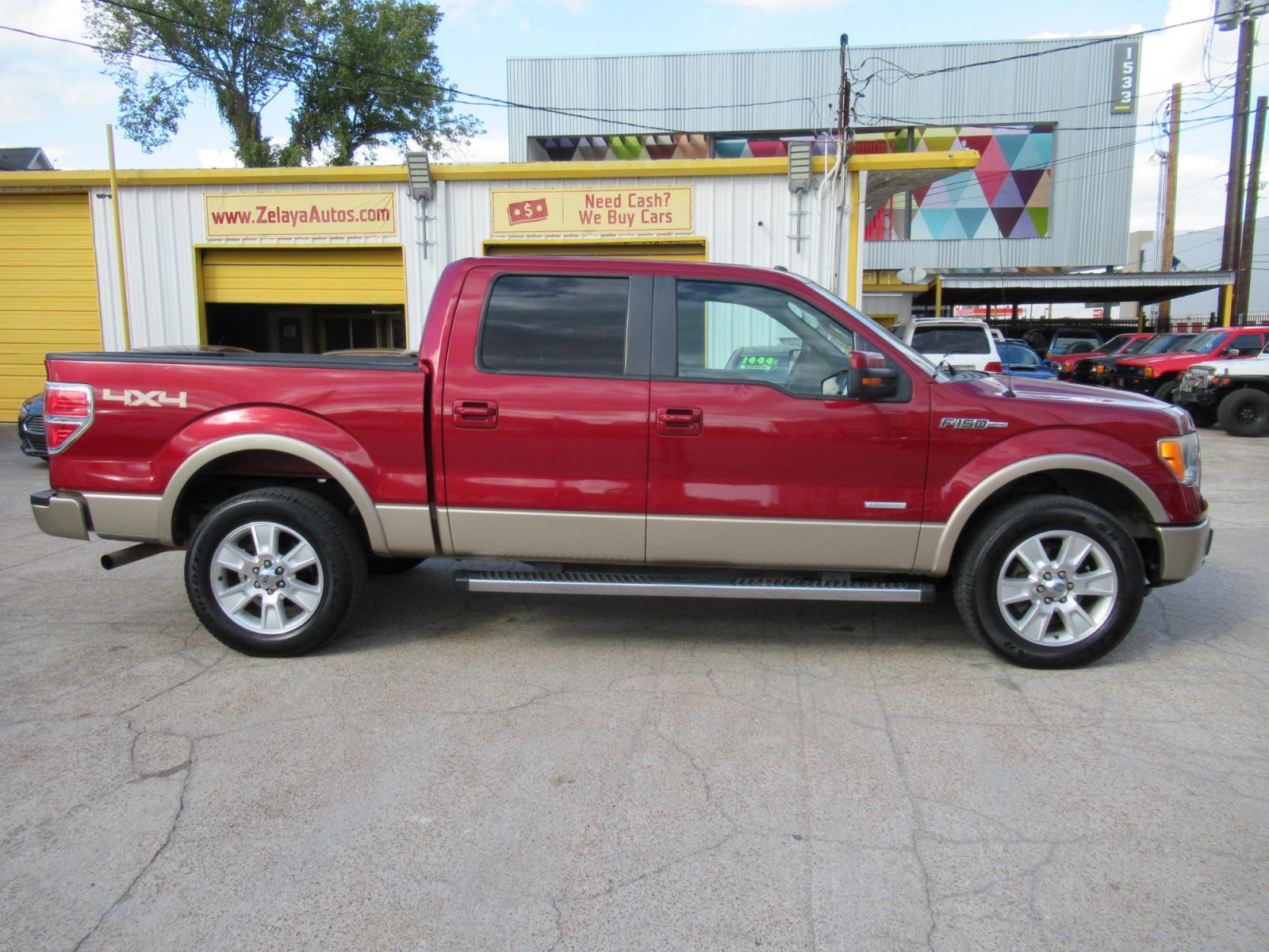 2013 Red /Tan Ford F-150 Lariat (1FTFW1ET3DK) with an 3.5 engine, Automatic transmission, located at 1511 North Shepherd Dr., Houston, TX, 77008, (281) 657-1221, 29.798361, -95.412560 - 2013 FORD F-150 LARIAT VIN: 1FTFW1ET3DKD79524 1 F T F W 1 E T 3 D K D 7 9 5 2 4 CREW PICKUP 3.5L V6 F DOHC 24V GASOLINE REAR WHEEL DRIVE W/ 4X4 - Photo #31